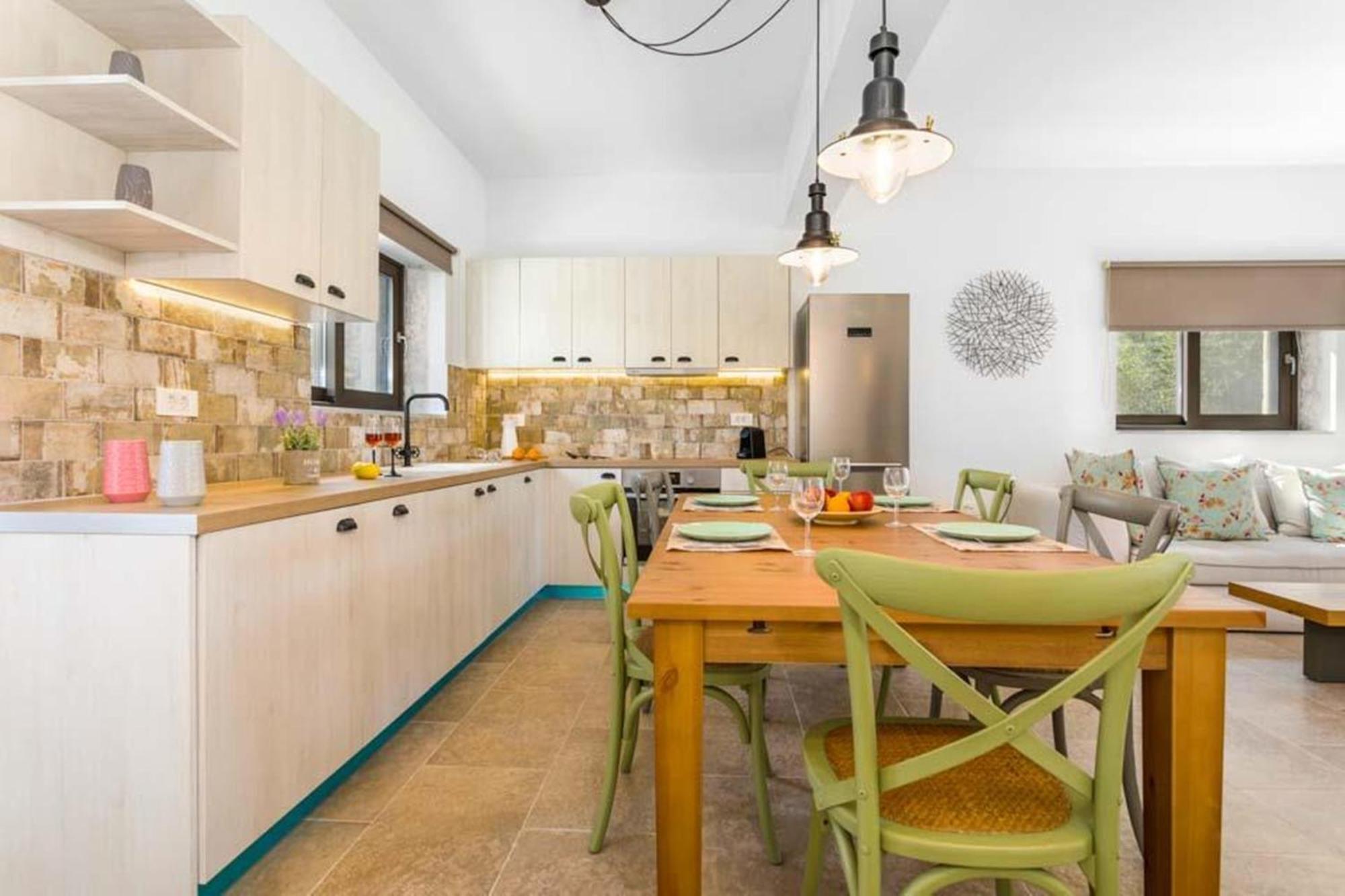 Astarte Villas - Petra Elia Private Villa With Pool Plános Екстериор снимка