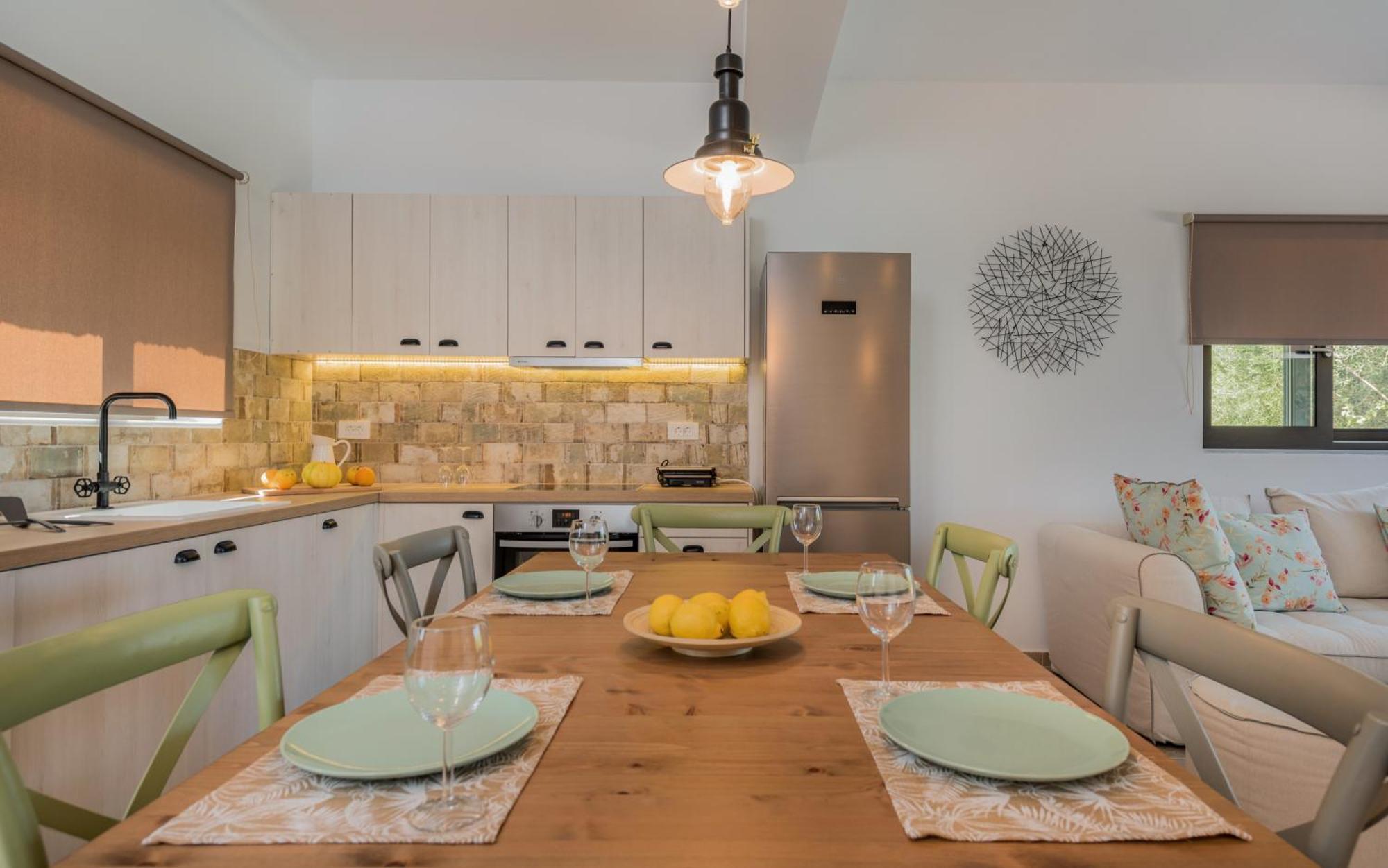 Astarte Villas - Petra Elia Private Villa With Pool Plános Екстериор снимка