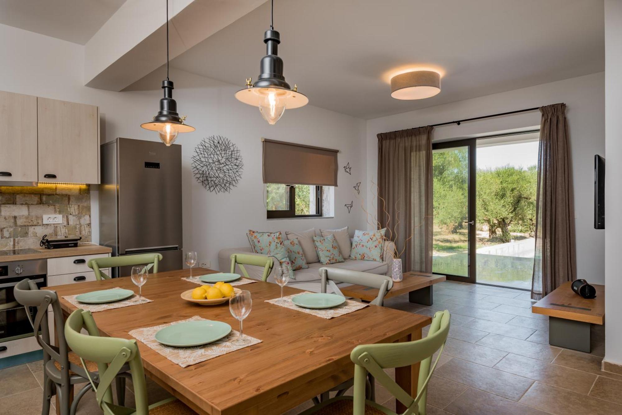 Astarte Villas - Petra Elia Private Villa With Pool Plános Екстериор снимка